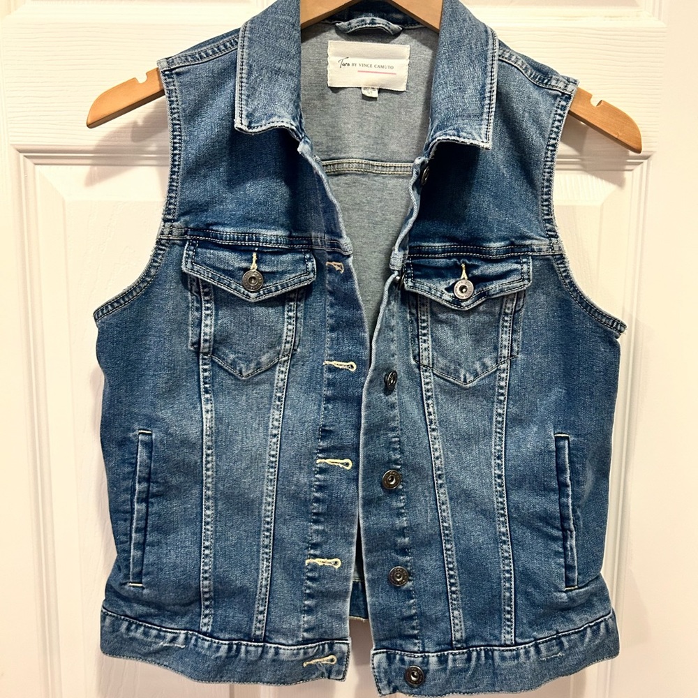 Vince Camuto denim vest